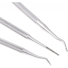 ZdravyNákup Sada 3 obojstranných exkavátorov na domácu pedikúru 14 cm