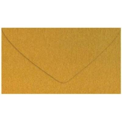 Dopisní obálka metallic 120g C6 114x162mm - zlatá