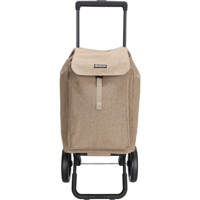 Beagles Shop & Go nákupná taška na kolieskach Flower - taupe