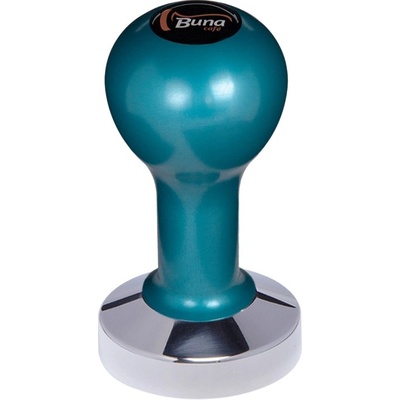 Buna Café Tamper kov modrý, TP, nerez lesk, plochý 58 mm