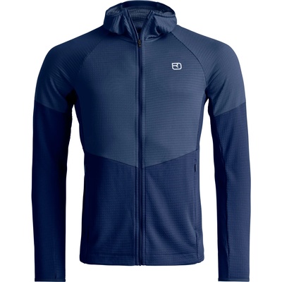 Ortovox Мъжко вълнено яке Ortovox Fleece Light Grid Hoody Fleece jacket - Deep Ocean - размер XXL (005-7084-0115)