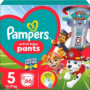 Pampers Памперс панталони 12-17 кг Junior 5 (66 бр. ) Paw Patrol (10DP010571)
