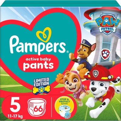Pampers Памперс панталони 12-17 кг Junior 5 (66 бр. ) Paw Patrol (10DP010571)