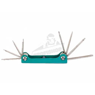 FORCE Шестограми сгъваеми torx с отвор (t5h-t20h) комплект 8 бр. jn66068 force (jn66068)