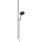 Hansgrohe Raindance Alive Select S - Комплект от душ-глава, душ-щанга и маркуч, 3 режима на струята, EcoSmart, хром 24603000 (24603000)