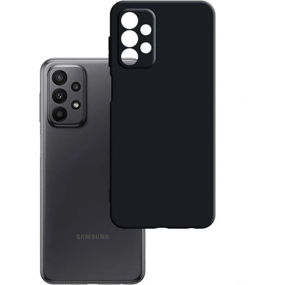 3mk Protection Калъф за Samsung Galaxy A23, термополиуретанов, 3MK Matt Case, удароустойчив, черен