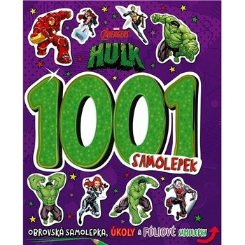 Marvel Avengers Hulk 1001 samolepek kolektiv autorů