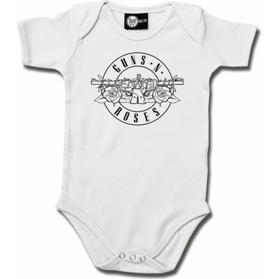 Detské body Metal Kids Guns N' Roses Bullet Čierna