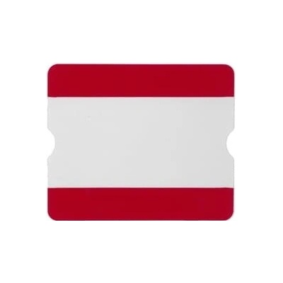 Samolepicí vyznačovací kapsy WT-5118, 1/3 A4 otevřená – PVC, červená, 216×180 mm, balení 10 ks
