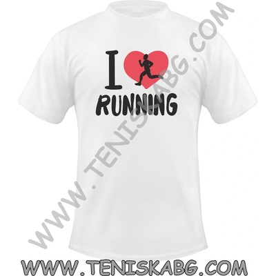 Fruit of the Loom Тениска - I love running