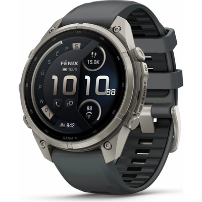 Garmin fenix 9 Pro - inReach, 47mm, AMOLED, Sapphire, Titanium, Graphite/Black band 010-04336-21