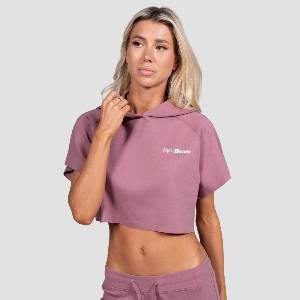 GymBeam Дамски суичър Relay Cropped Haze XXL