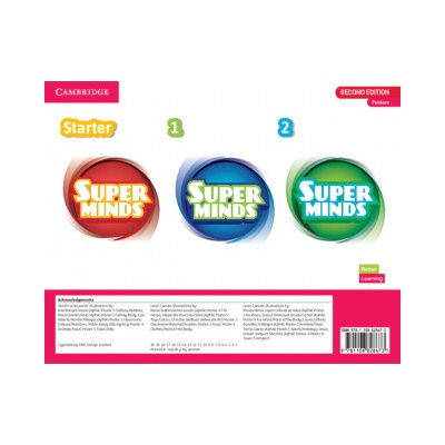 Super Minds Second Edition 3, 4 Posters Cambridge University Press