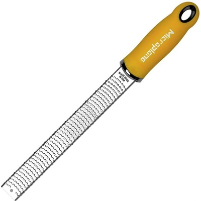 Struhadlo Microplane PREMIUM ZESTER jemné s rukojetí hořčicové