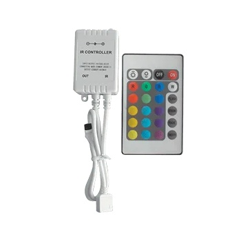 ELMARK Rgb ir КОНТРОЛЕР ЗА led ЛЕНТА 12v 10a 24БУТОНА (99rgbcontrol1)