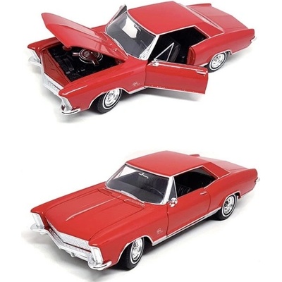 Welly 1965 Buick Riviera Gran Sport Červená 1:24