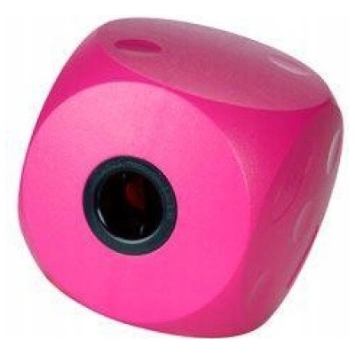 Kruuse Buster Cube ružová interaktívna pochúťková kocka 12 cm