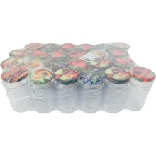 Marex Trade Sklenice zavařovací TWIST kulatá +víčko 66 mm ovoce 24 ks x 370 ml