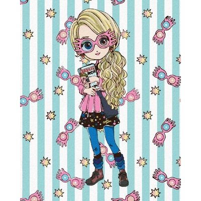 zuty Malování Podle Čísel Lenka Láskorádová S Brýlemi Harry Potter 40 x 50 Cm Plátno 8596530239406