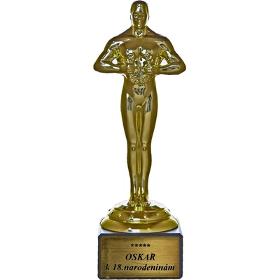 Soška Oscar k 18. narodeninám