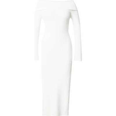 Misspap Плетена рокля бяло, размер L