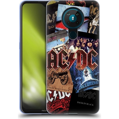 Pouzdro Nokia 5.3 - Head Case - AC/DC Koláž desek - véprodej – Zboží Živě