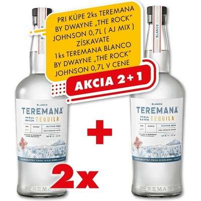 Teremana Blanco Tequila Small Batch 40% 0,7 l (čistá fľaša)