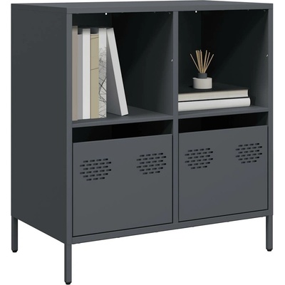 vidaXL 11461.851360 příborník antracitový 68x39x73,5 cm ocel válcovaná za studena