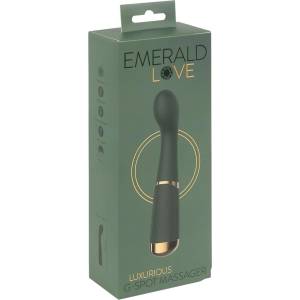Emerald Love - вибратор за G-точка - водоустойчив, акумулаторен - зелен