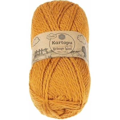 BELLATEX Melange Wool 100 g – 1854 horčicová