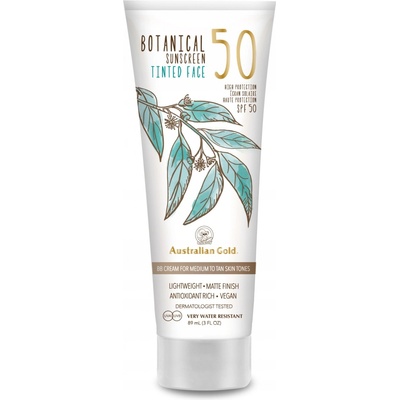 Australian Gold SPF50 Botanical Tinted Face Medium 88 ml