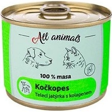 All Animals kočkopes Telecí jatýrka s kolagenem 200 g