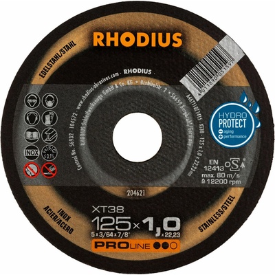 Rhodius Rezný kotúč 125 x 1,0 x 22,23 mm 204621