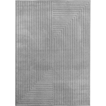 Ayyildiz Сив килим за открито и закрито 80x150 cm Nova 1202 - Ayyildiz Carpets (NOVA801501202SILVER)