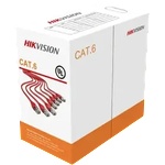 Stonet Кабел Hikvision DS-1LN6-UU, 23AWG U/UTP, cat. 6, 4P, PVC, 305m, Solid Copper (DS-1LN6-UU)