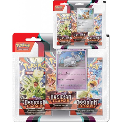 Pokémon TCG Obsidian Flames 3 Pack Blister booster