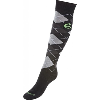 ACAVALLO Podkolenky Diamond black grey – Zboží Dáma