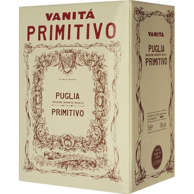 BIB Primitivo Vanita IGP 2024 13,5% 5 l (holá láhev) – Zboží Dáma