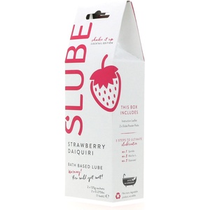 Slube Strawberry Daiquiri Bath Based Lube Warming 2x125g