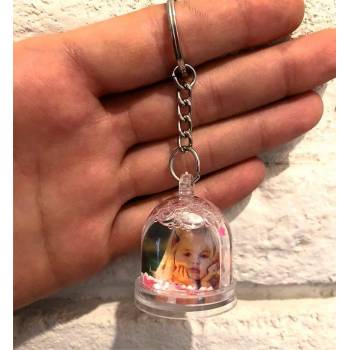 Image 1 of Ключодържател Преспапие с Ваша снимка