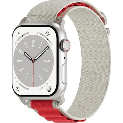 Next One Каишка Next One - Adventure Loop, Apple Watch, 41 mm, бяла/червена (AW-41-ADV-WHRED)