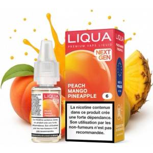  никотинова течност Liqua Elements - Peach Mango Pineapple 18мг