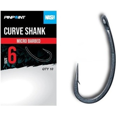 NASH Háčiky Curve Shank Micro Barbed veľ. 8 10 ks