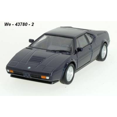 Welly BMW M1 violet code 43780 modely aut 1:34