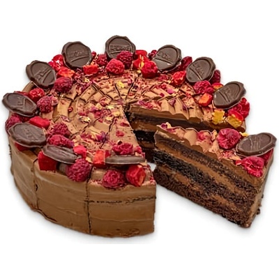 L'Chefs Čokoládový dort s malinami 1.2 kg – Zboží Dáma