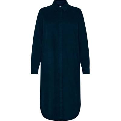KnowledgeCotton Apparel Дамска рокля KnowledgeCotton Apparel Women's Corduroy Mid Len. 26 Wales Dress - Total Eclipse (134-1728-0214)