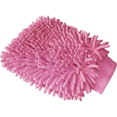HIPPOTONIC Čistící rukavice Chenille z mikrovlákna růžová – Zboží Dáma