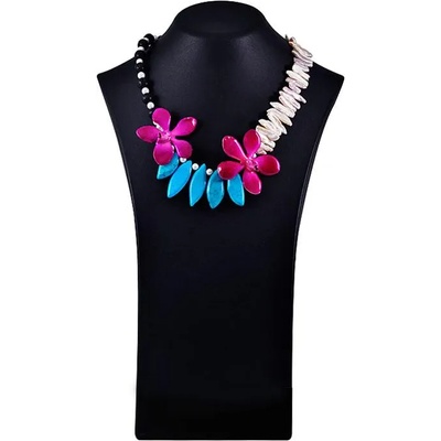 Dannyra Колие от цвят на орхидея, кварцови елементи Summer dream Dannyra Jewels