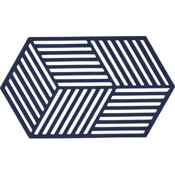 Zone Denmark Hexagon Поставка за горещи съдове, 24 cm, тъмносиня (36554)