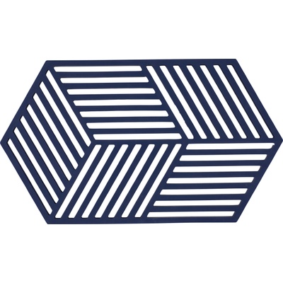 Zone Denmark Hexagon Поставка за горещи съдове, 24 cm, тъмносиня (36554)